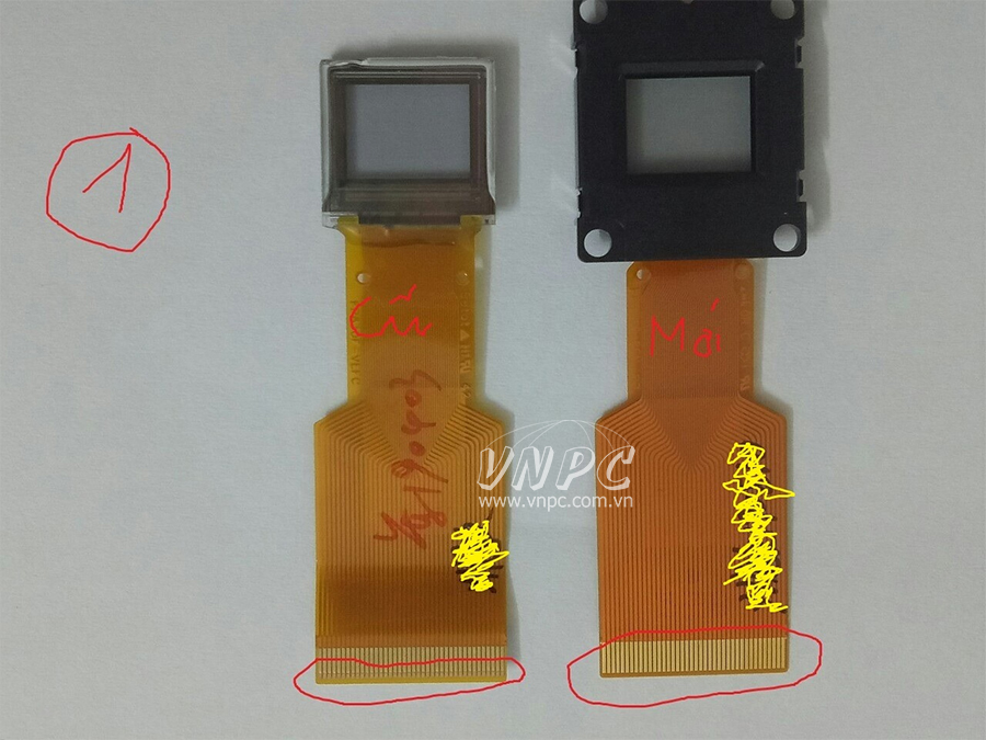 Các phân biệt LCD máy chiếu cũ và LCD máy chiếu mới