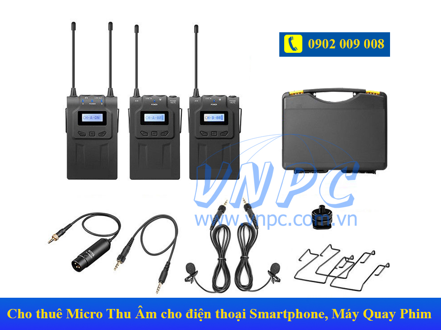 Cho thuê Micro Thu Âm cho điện thoại Smartphone tại TPHCM