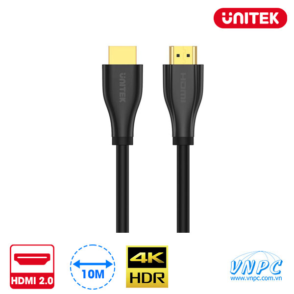 Cáp HDMI 2.0 Unitek 10M