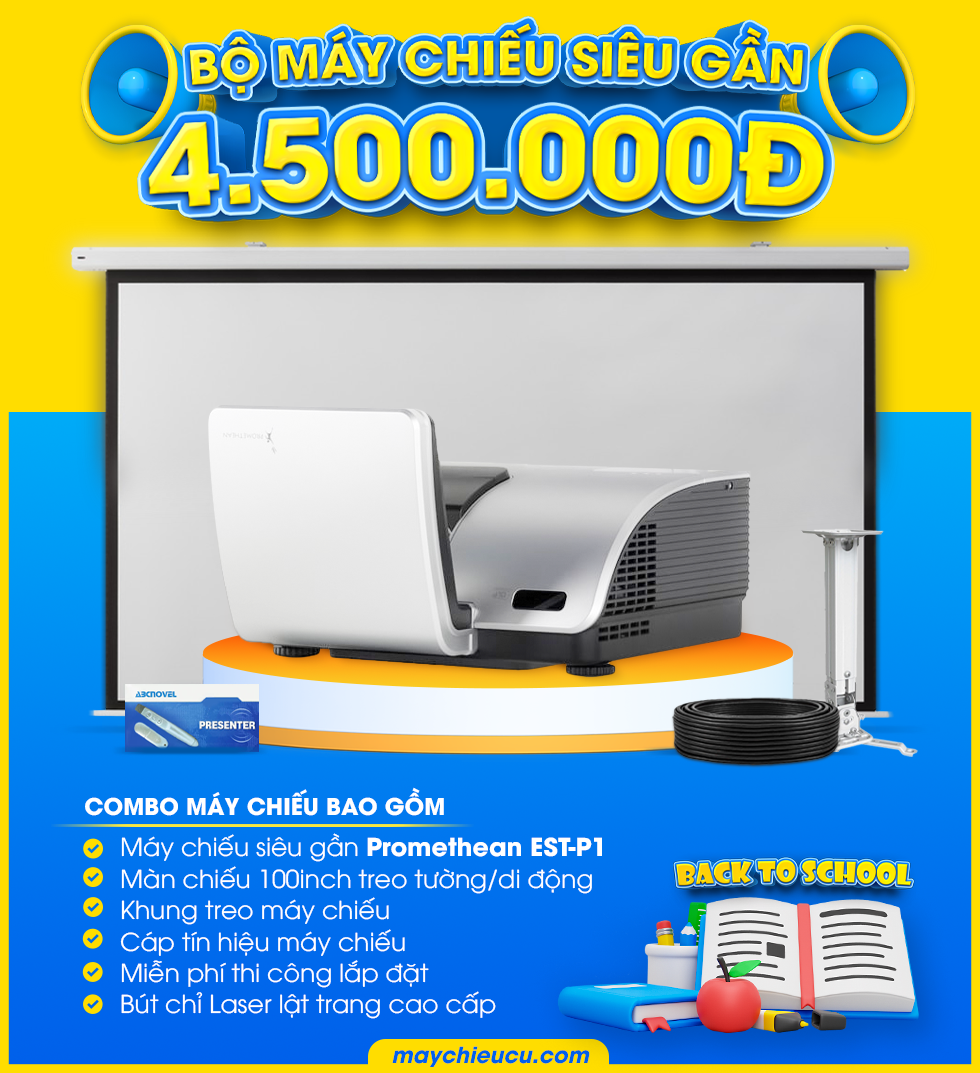 COMBO Máy Chiếu Siêu Gần
