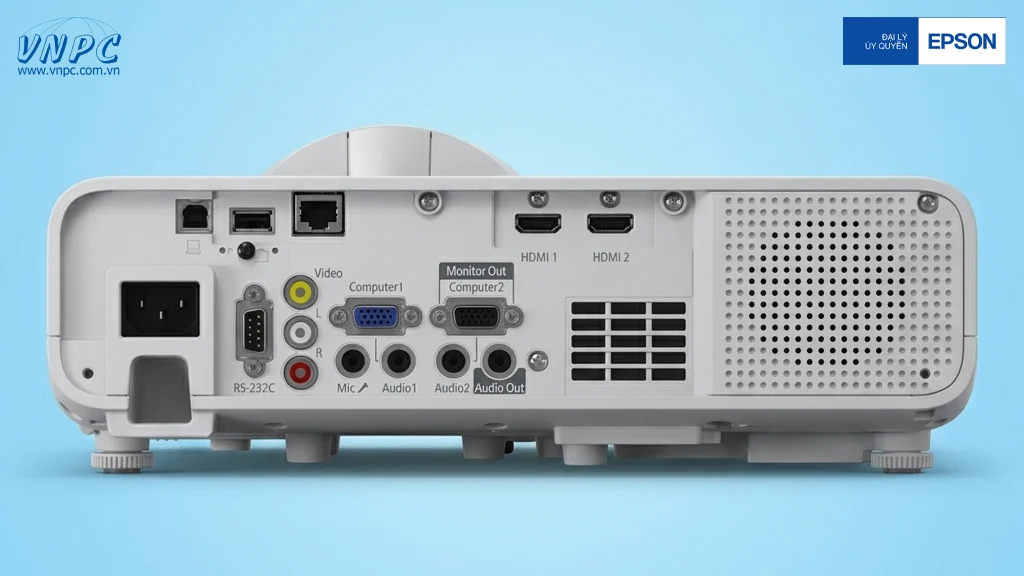 Epson EB-L210SF trang bị HDMI, VGA và khả năng kết nối mạng