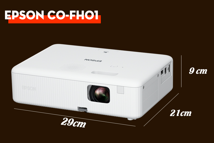 Kích thước máy chiếu Epson CO-FH01
