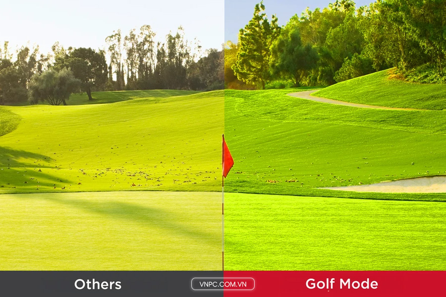Chế độ màu Golf trên máy chiếu ViewSonic
