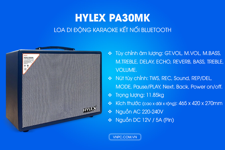 Loa di động Hylex PA30MK
