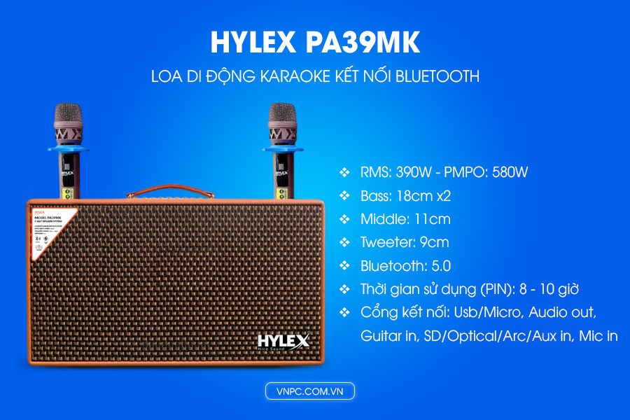 Loa di động Hylex PA39MK
