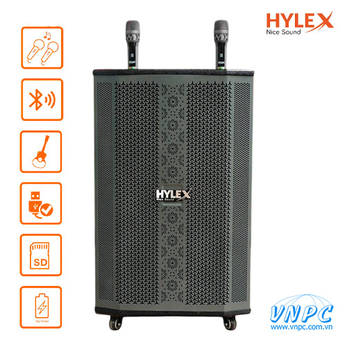 Hylex PA45MK loa kéo di động Karaoke 450W kết nối Bluetooth