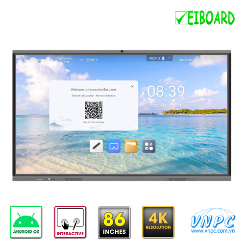 Eiboard IB86LED-SA Màn hình tương tác thông minh 86inch 4K