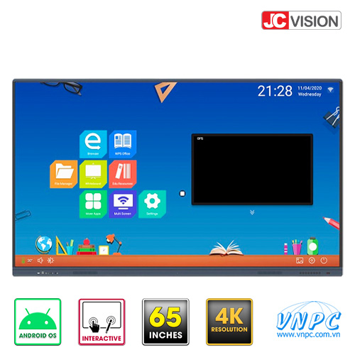 Màn hình tương tác JCVision JC-H65K 65inch 4K