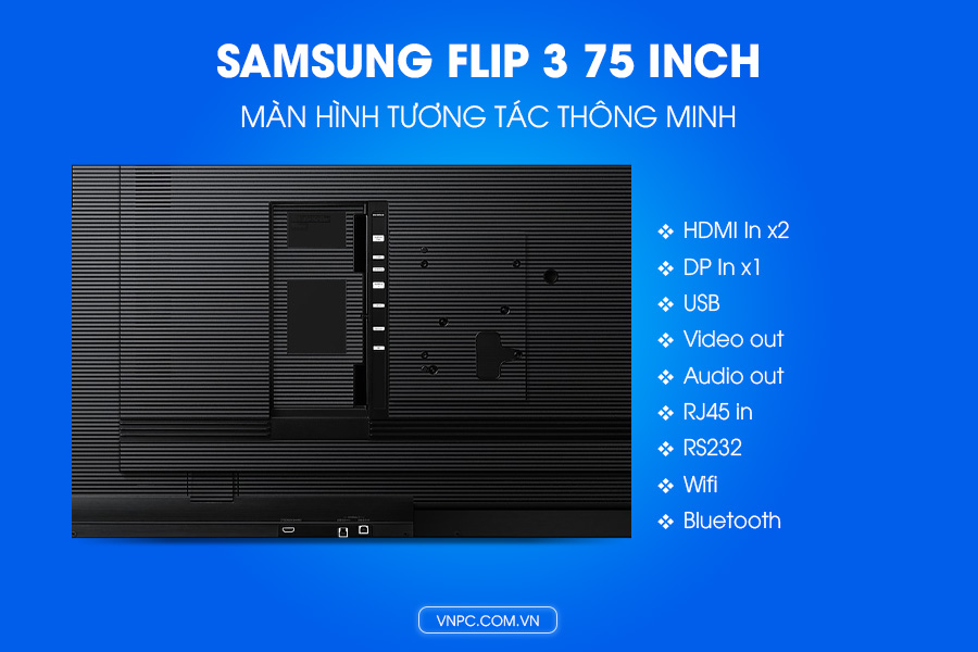 Samsung Flip 3 75 inch LH75WMAWLGCXXV