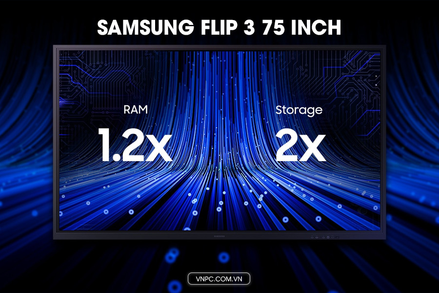 Samsung Flip 3 75 inch LH75WMAWLGCXXV