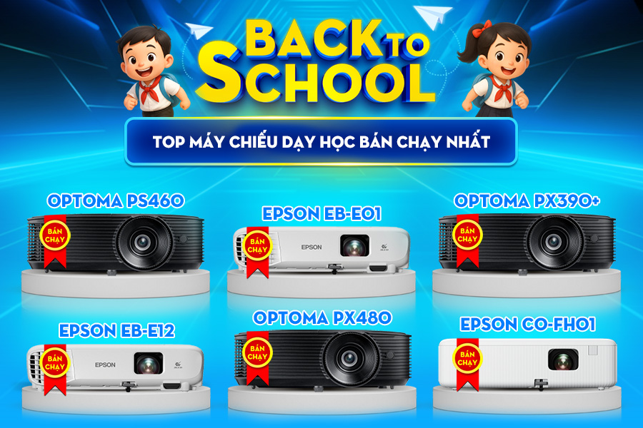 Top máy chiếu dạy học giá rẻ bán chạy nhất 2025