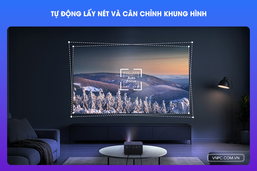 Optoma Photon Life tự động lấy nét và cân chỉnh khung hình
