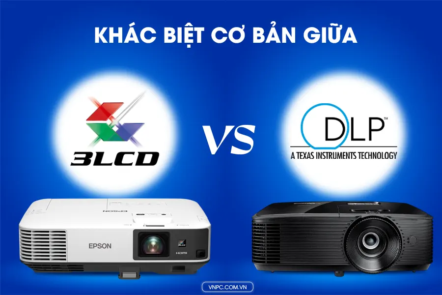 Phân tích chuyên sâu máy chiếu 3LCD và DLP về màu sắc, độ bền và trải nghiệm thực tế. Giúp bạn chọn đúng máy chiếu cho giải trí gia đình và doanh nghiệp.