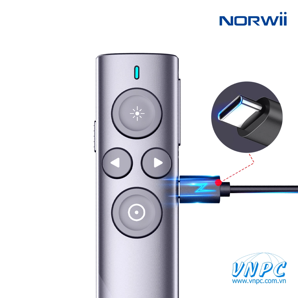 Cổng sạc USB-C và công tắc nguồn Norwii N95s Pro Chi tiết cổng sạc USB-C hiện đại và công tắc vật lý giúp ngắt nguồn hoàn toàn trên Norwii N95s Pro.