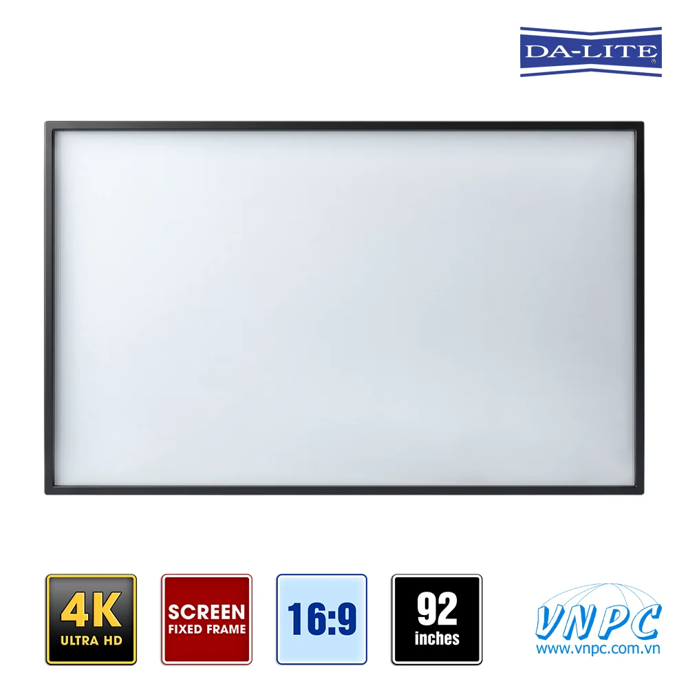 VNPC phân phối màn chiếu khung cố định Dalite Fix92 92 inch chính hãng
