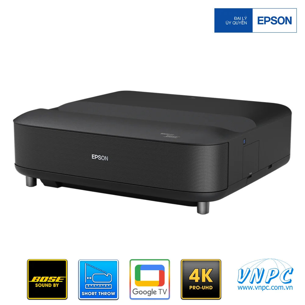 Nguồn sáng Laser bền bỉ 20000 giờ Epson EH-LS670B Epson EH-LS670B ứng dụng công nghệ 3LCD tiên tiến kết hợp nguồn sáng Laser có độ bền 20000 giờ mang lại cường độ sáng 3600 ANSI Lumens.