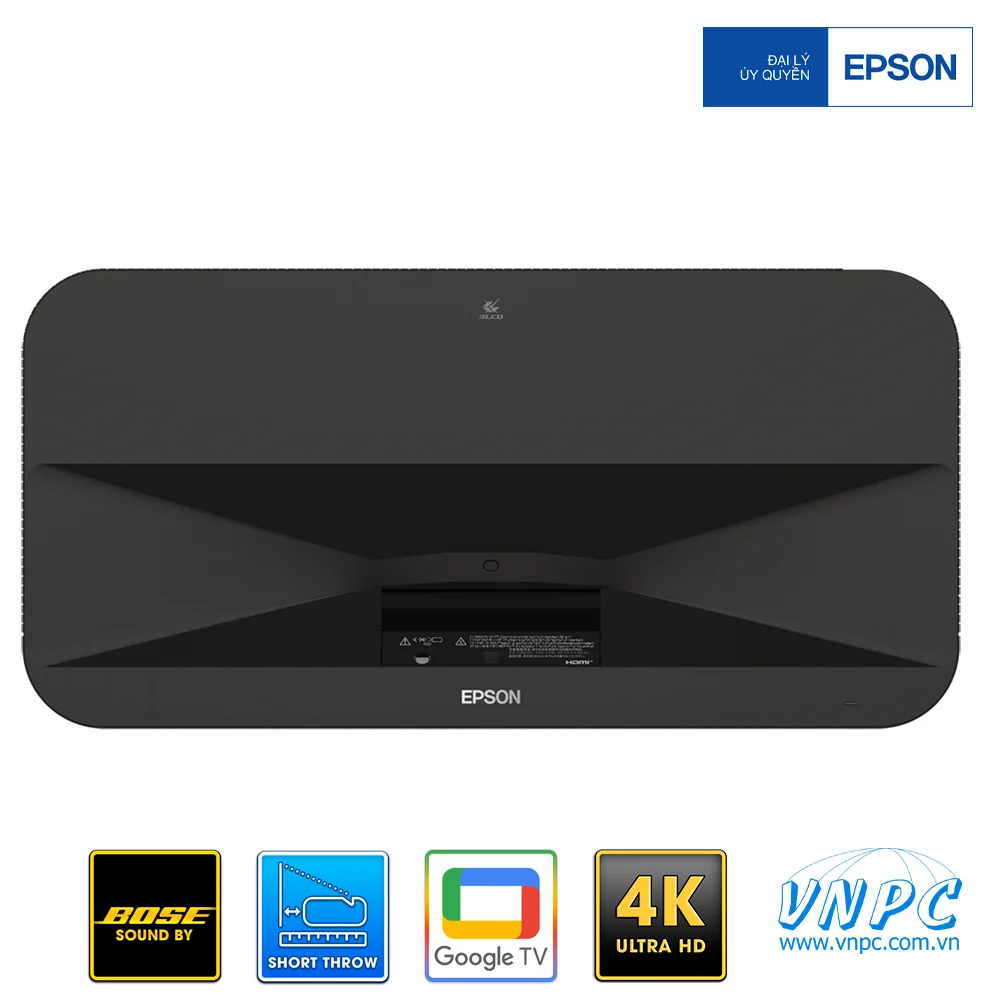 Vi xử lý AI và công nghệ 3LCD trên Epson EH-LS970B Epson EH-LS970B tích hợp vi xử lý AI và công nghệ 3LCD mang lại độ sáng vượt trội 4000 ANSI Lumens cùng độ phân giải 4K sắc nét.