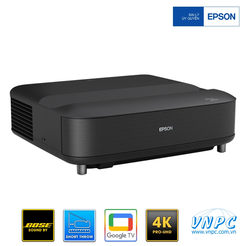 Công nghệ thấu kính siêu ngắn phóng hình 120 inch Epson EH-LS670B Epson EH-LS670B có thể đặt sát tường để phóng khung hình lớn lên tới 120 inch.