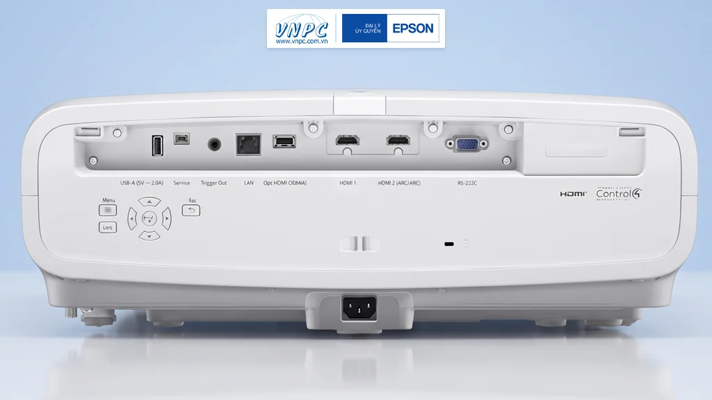 Epson EH-LS9000W Hệ thống nguồn sáng Laser có độ bền 20000 giờ giúp tối ưu hóa hiệu suất hoạt động lâu dài.